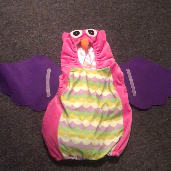 Target Costumes Target Baby Pink And Purple Hooded Owl Halloween Costume 224 Months One